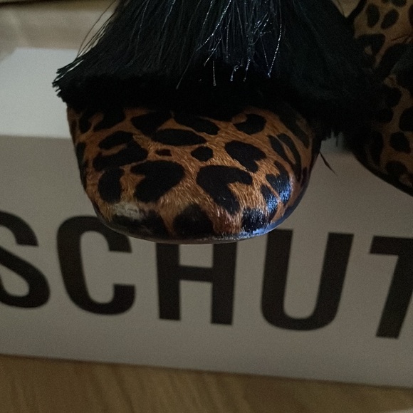 SCHUTZ Leopard Loafers size 9B - Picture 7 of 12